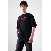 Tarzsokak Unisex Damn Kendrick Lamar Siyah Tshirt Siyah