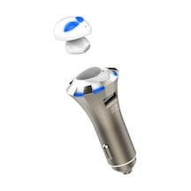 Sones A8 3'ü 1 Arada Bluetooth Kulaklık Ve Güvenlik Çekiç Ve Araç Şarj Cihazı, Eller Serbest Arama Desteği Ve Usb Hızlı Şarj Cihazı Fonksiyonu