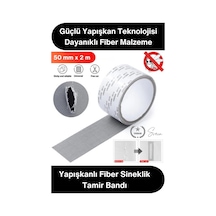 Yamabandı Sineklik Tamir Bandı Yapışkanlı Fiber Tül Yama 50 Mm X 2 Metre Delik Onarım Bandı Pencere