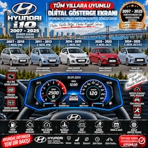 Hyundai İ10 2007-2025 İçin Digital Gösterge Odb Ekran Arıza Göstergesi Turbo Gösterge Hayalet Ekran