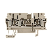 Weidmüller Zdu 2.5/3an- Z Serisi 2.5 Mm Yaylı 1 Giriş 2 Çıkış Gri