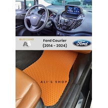 Ford Courier 2014-2024 Arası Araca Özel Yeni Nesil Eva Mat Oto Paspas Havuzlu Eva Araba Paspası Siyah