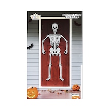 Halloween Bloody Temalı Karton İskelet Süs - Cadılar Bayramı Duvar Ve Kapı Dekoru 0 - 99
