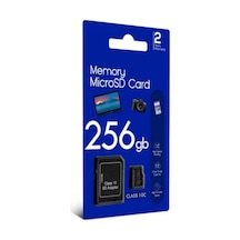 Crt 256gb Micro Sd 130 Mb/sn Siyah Hafıza Kartı Telefon Kamera Tablet