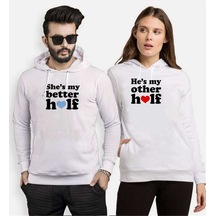 Tshirthane Better Other Half Sevgili Kombinleri Kapüşonlu Kombin