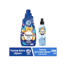 Yumoş Jet Fresh Lilyum 200 ML + Yumoş Konsantre Çamaşır Yumuşatıcısı Lilyum 1440 ML