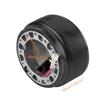 Lemestar Mazda Arabaları İçin Aluminyum Direksiyon Bağlayıcı - Hızlı Çıkarma Özelliği, 6 Boltlu, Momo/omp Uyumlu, Kurulum Setiyle