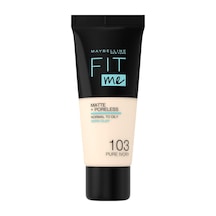 Maybelline New York Fit Me Matte + Poreless Pudra Pure Ivory 103