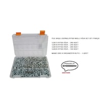 Pul Başlı (Sding) Rysb Akıllı Vida Set 871 Adet