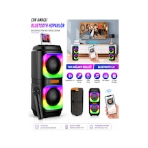 Blic Bls-48 Şarjlı Taşınabilir Bluetooth Hoparlör Extra Bass, Rgb Disko Işıkları, Mikrofonlu-14776
