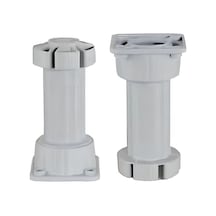 Plastik Ayarlı Baza Ayağı 10-15 Cm Gri Metal