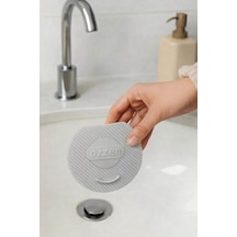 Lavabo Kötü Koku Giderici Önleyici Silikon Mat Sızdırmaz Lavabo Tıkacı Lavabo Tıpası Evye Kapağı Gri Çok Renkli
