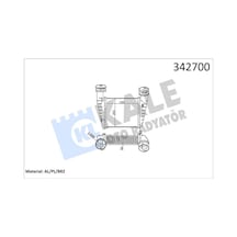 Kale 342700 Turbo Radyatörü Intercooler Passat-superb Al/pl/brz 230x203x62 8d0145805c-3b0145805d-8d0145806 Adet ıdır