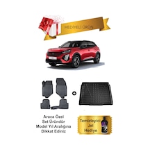 Peugeot 2008 Benzin/dizel 2019 Sonrası 3d Havuzlu Paspas Ve Alt Kısım Bagaj Havuzu Set Hediyeli