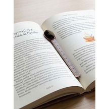 Akik Doğal Taşlı Kitap Ayracı Ve Cetvel Eukaonks