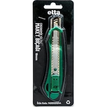 Elta 14000005044 Ergonomik Kilitli Geniş Maket Bıçağı 18 Mm