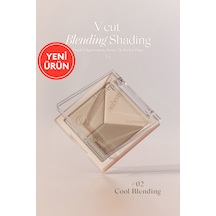 Dasique  Doğal Gölgelendirme Sunan 3'lü Kontür Paleti V Cut Blending Shading 02 Cool Blending