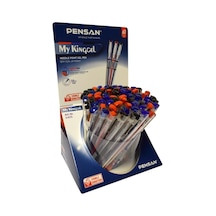 Pensan My-Kıng Jel Metal Klipsli Msk 0,5 Mm Karışık Mavi-siyah-kı