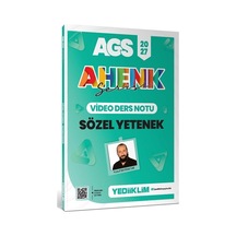 Yediiklim 2027 Meb-ags Sözel Yetenek Video Ders Notu Ahenk Serisi - Yusuf Bayraktar