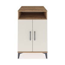 Kronos Komodin 3 Raflı 2 Kapaklı 60x59x96 Çam-aytaşı Çam