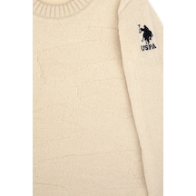 U.S. Polo Assn. Erkek Çocuk Taş Bisiklet Yaka Kazak 50315625-VR049