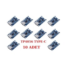 Tp4056 Type-C Usb 1S 3.7V Li-İon Pil Şarj Devresi (10 Adet)