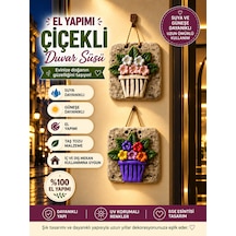 2 Adet Sepetı Duvar Süsü