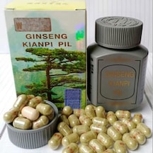 Wisdom Ginseng Kianpi Pil Doğal Karbonhidrat Yardımcısı, Bitkisel Gainer 60 Kapsül - Gri Seri Aromasız