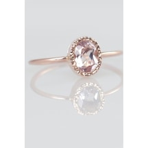 Garnet Taşlı Tektaş Yüzük - Ak0091