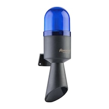 Mucco Snt-b712-4 Mavi 4 Ayrı Işık Modlu 16 Melodili Üniversal Borulu Korna 40-250v Ac/dc
