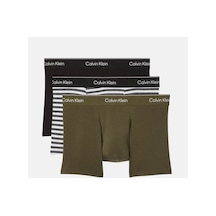 Calvin Klein Relaxed Fıt Trunk 3p, 5vv Yeşil Erkek 3'lü Boxer