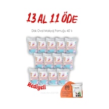 Lux 13 Al 11 Öde Disk Oval Makyaj Pamuğu 40' Lı Ve Rosıe