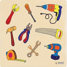Ahşap Puzzle Aletler 30X30