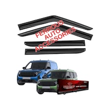 Ford Courier Ferrous Cam Rüzgarlığı 4lü Set 2023 Ve Üstü
