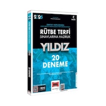 Yargı Yayınları 2026 Rütbe Terfi Sınavlarına Hazırlık Yıldız 20 Deneme