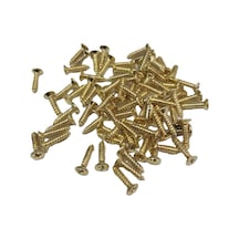 Sarı 1000 Adet Klips Vidası 2,2x9,5 Mm Yhb - Konik Başlı Kutu, Sandık, Ayak, Askı, Mini Vida 0-8