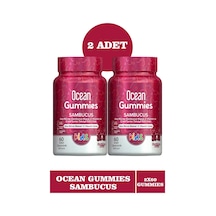 Ocean Gummies Sambucus 2 x 60 Çiğnenebilir Jel Form
