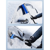 Wondernest 2025 Yükseltmesi Teleskopik Lichen Küreği Kar İçin Araba Alüminyum Alaşımlı Kn