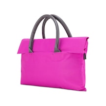 One Byn-el009 Wtxpro Su Geçirmez Kumaş 13-14 İnch Bayan Laptop, Notebook, Apple MacBook Uyumlu Air El Çantası- Tote Bag- Fuşya Çok Renkli