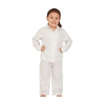 The Don Krem Kareli Kız Çocuk Pijama Takımı (9-14 Yaş)
