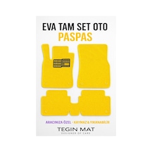 Volkswagen Tiguan 2007 2015 Comfortline Uyumlu Eva Oto Paspas Sarı Metal Topukluklu Tam Set
