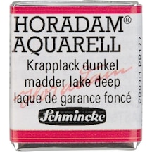 Schmincke Horadam Aquarell Artist Sulu Boya Madder Lake Deep Yarım Tablet