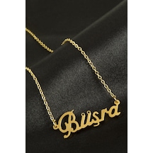 Büşra İsimli Kolye -sarı N701 altın Büşra İsimli Kolye -sarı N701 altın