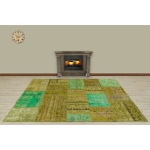 Modern Klasik Patchwork Eskitme Halı 160 X 230 Model 5528