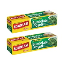 Koroplast Orta Boy Buzdolabı Poşeti 2 x 20'li 24 x 38 CM