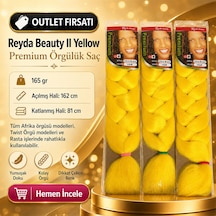 3 Paket / Afrika Örgüsü Ve Rasta İçin Sentetik Yellow2 - Mydr-892953 Çok Renkli