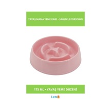 Yavaş Yeme Kabı 175 Ml Mor, Mavi, Yeşil, Pembe Çok Renkli