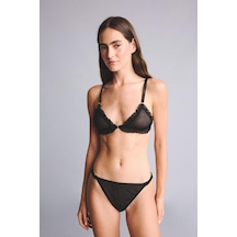 Defacto Tül Slip Külot H5241ax26spbk81 Siyah-bk81