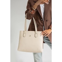 Just Polo Kadın Büyük Boy El Çantası 440113mh Kremm