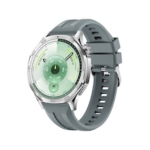 Amazfit Gtr 47mm Ardx Krd-148 22mm Silikon Kordon - Koyu Gri